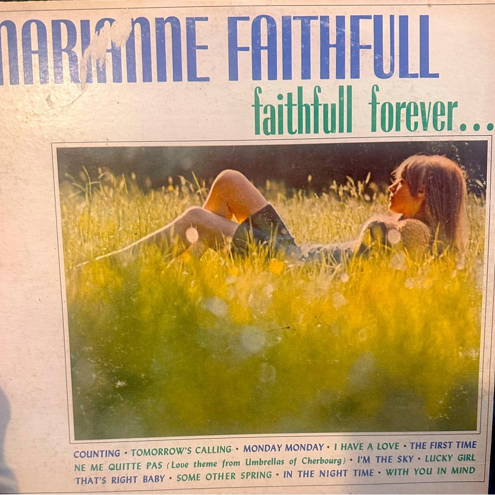 Marianne Faithful -Faithfull forever … RARE- VINTAGE RECORD- Pre- Owned